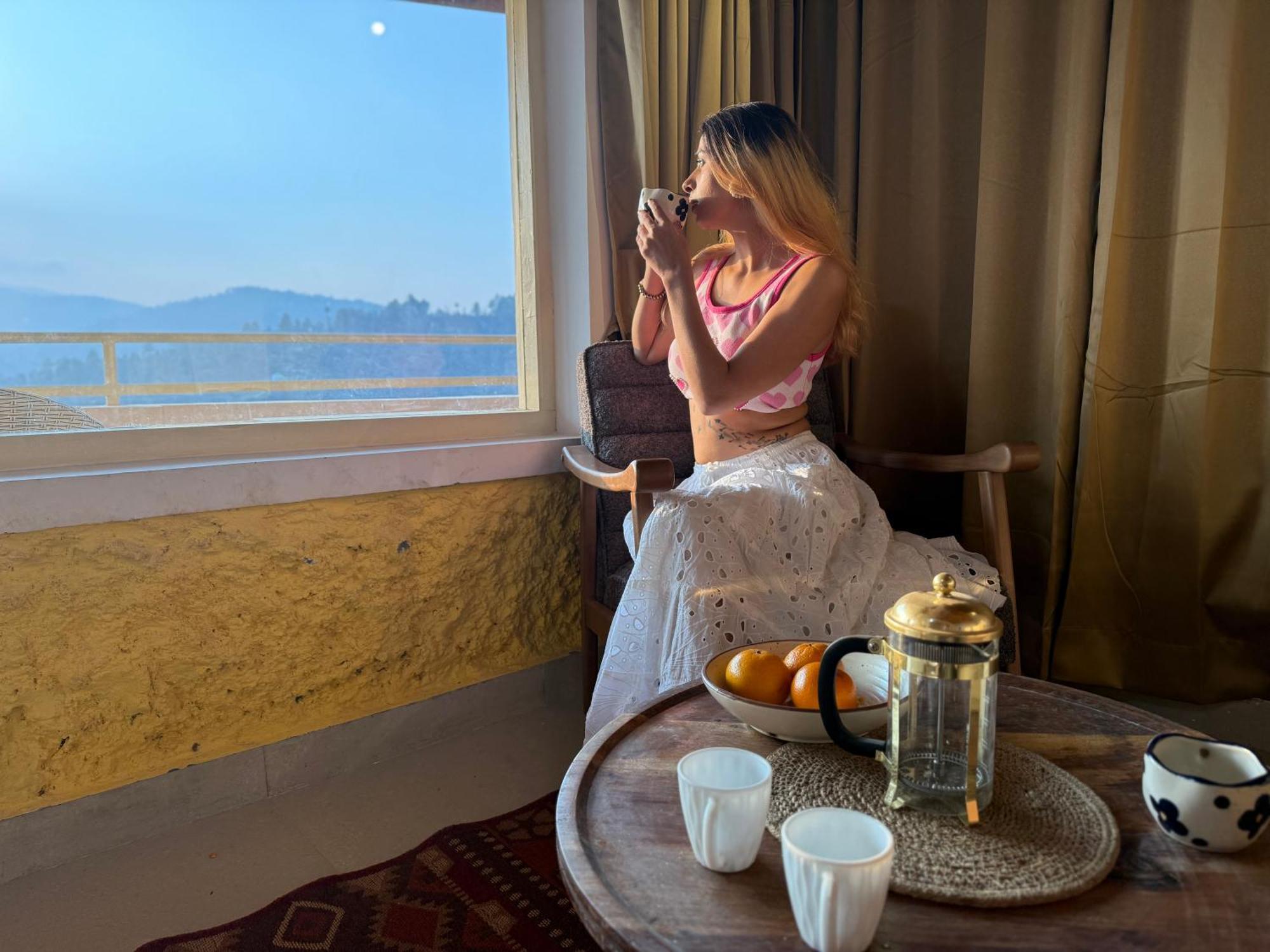 Nazaara -Thhpsociety - Mukteshwar - Witness The View From Your Bed 외부 사진