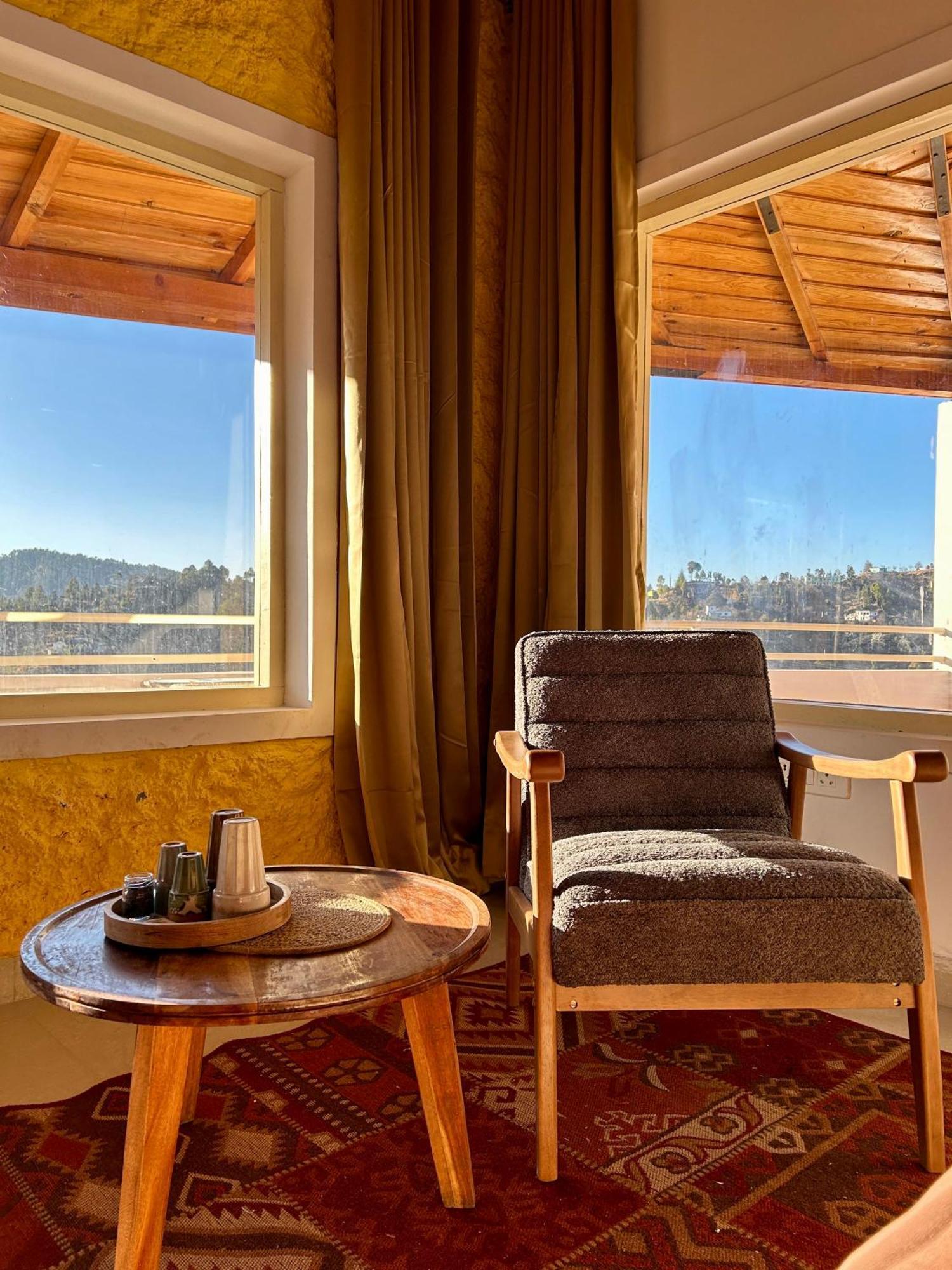 Nazaara -Thhpsociety - Mukteshwar - Witness The View From Your Bed 외부 사진